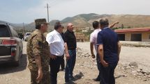 Artsakh President visited Askeran and Martakert regions