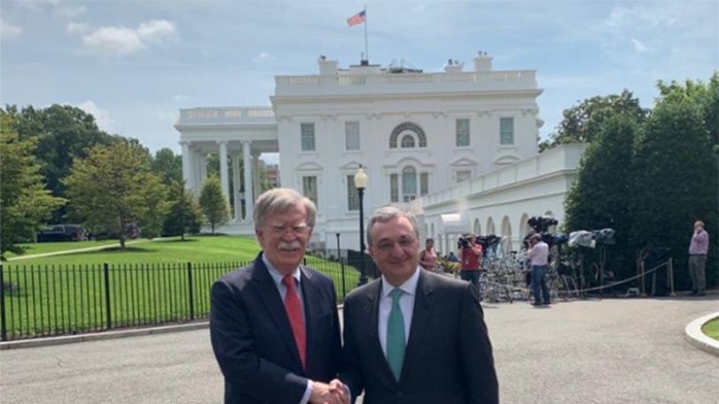Armenia’s FM meets with John Bolton