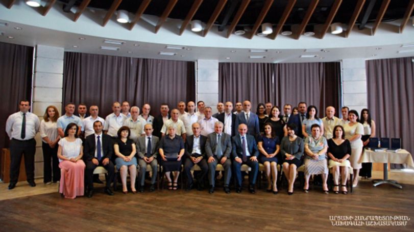 Artsakh leader attends presentation of landmark decisions of country’s highest court