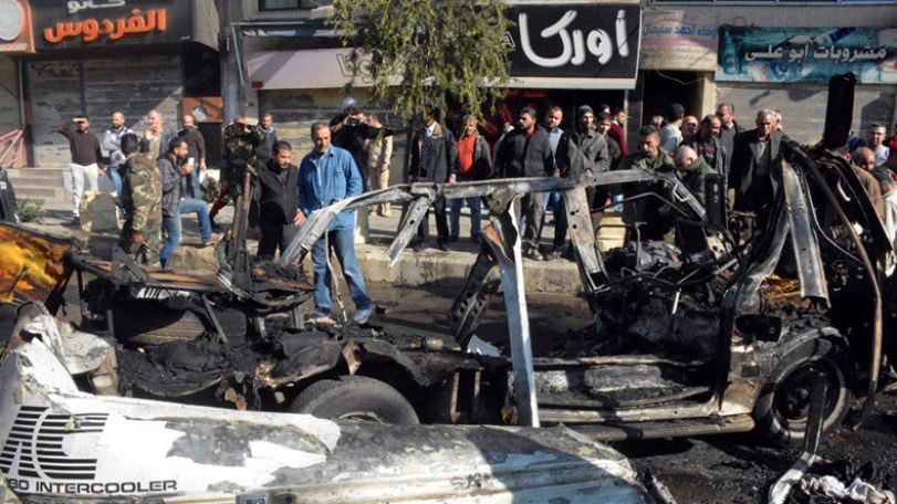 Damascus explosion wounds pro-government analyst's wife, son