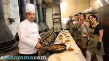 Армянские журналисты попробовали себя в роли поваров: фото