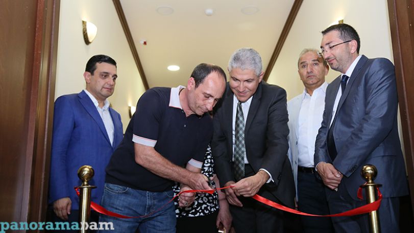 A new library and auditorium named after Artsakh hero Robert Abajyan opened at Rehab centre