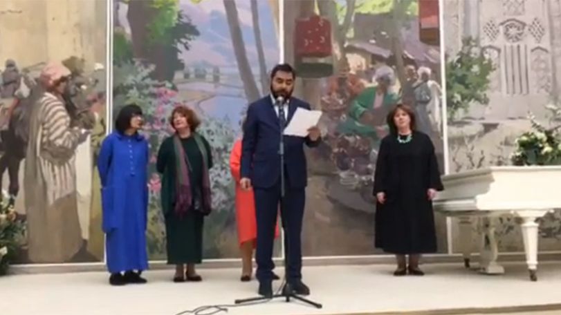 Artwork from National Gallery of Armenia displayed at Union of Youth exhibition in St. Petersburg