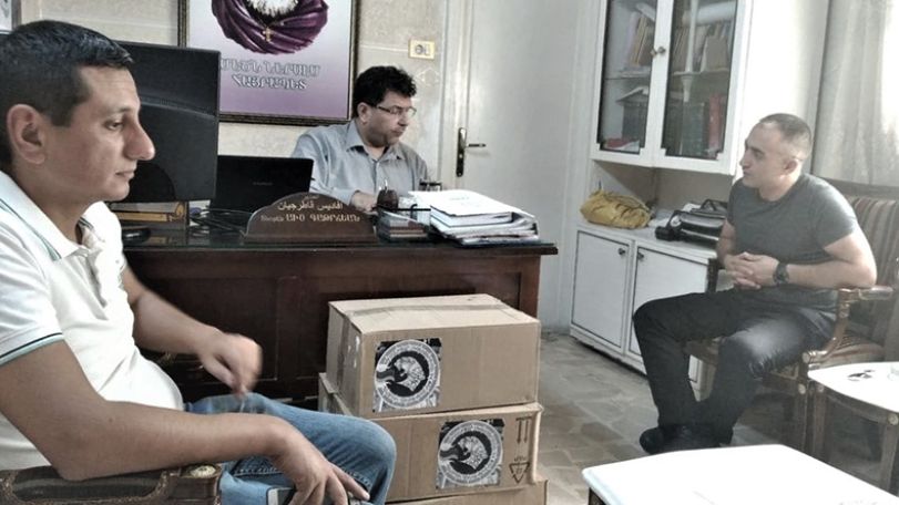 Հալեպի Հայ ծերանոցին և զինվորական հոսպիտալին փոխանցվել են բժշկական և առողջապահական պարագաններ