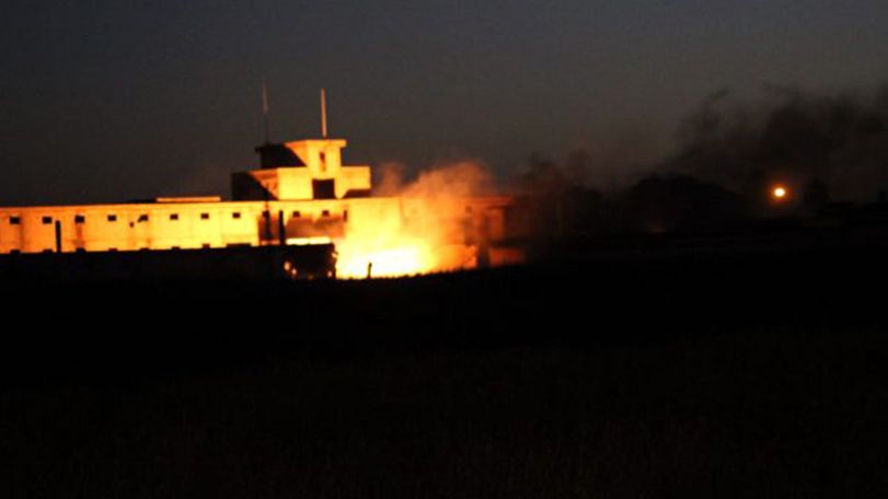 Explosions, fire rock Turkish ammunition depot near Syria, no casualties