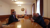 Artsakh president hosts Armenian Security Council chief