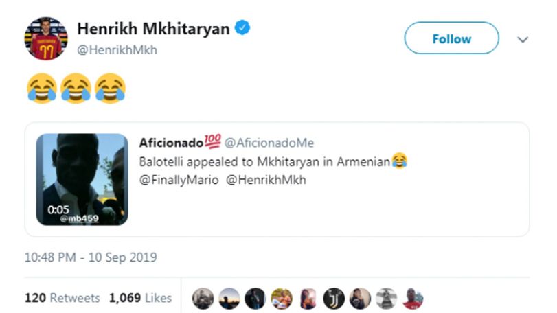 «Միկի, Իտալիա կայֆ ա, չէ՞». Մխիթարյանի արձագանքը Բալոտելիի հայերեն հարցին