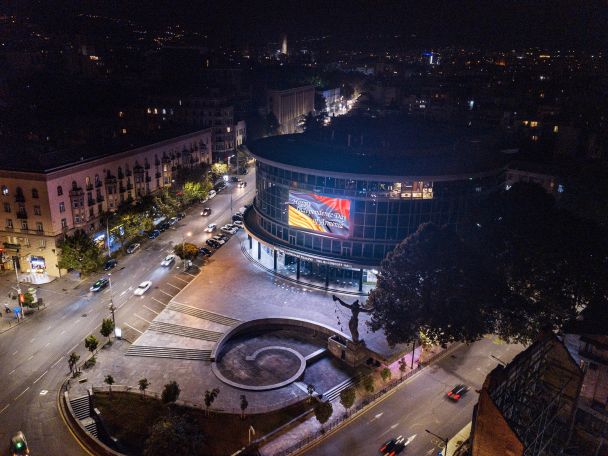 Tbilisi billboards display messages with the theme of Armenia’s Independence