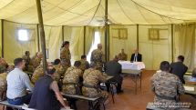 Artsakh president held consultation at the Defense Army’s mobilization control point