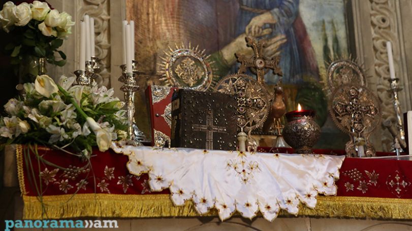 Armenian Church commemorates St. Eustatheos, his wife Theophista and others