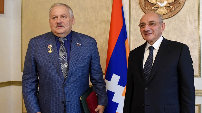 Konstantin Zatulin handed  “Grigor Lusavorich” order
