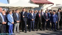 На церемонии перезапуска подстанции «Ахтанак» присутствовали Самвел Карапетян, Самвел Алексанян и Никол Пашинян