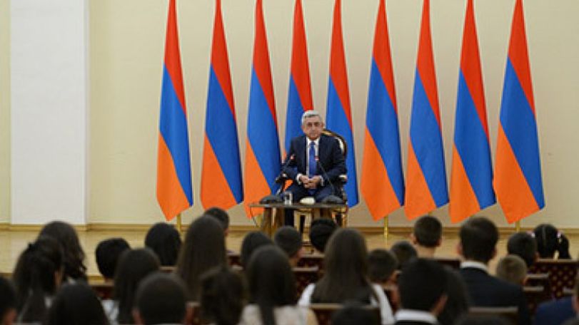 Серж Саргсян: «Ни у одного народа не может быть будущего без современной образовательной системы»