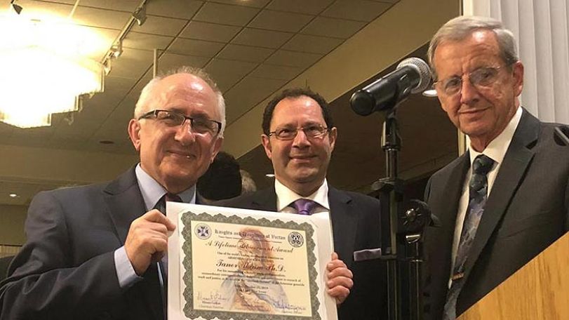 Turkish historian receives award for research on Armenian Genocide