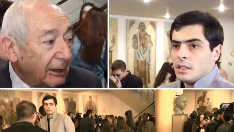 Philology students go on strike in Armenian capital