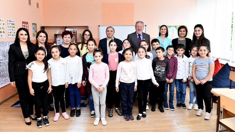 Հրազդանի թիվ 8 հիմնական դպրոցում բացվել է ֆրանսերենի դասասենյակ