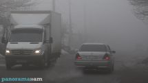 Fog hits some roads in Armenia