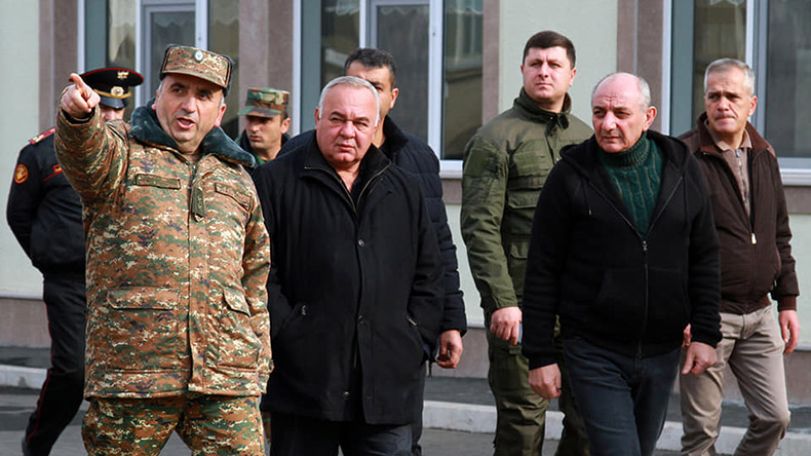 Intensive consruction works underway in military bases of Artsakh Defense Army
