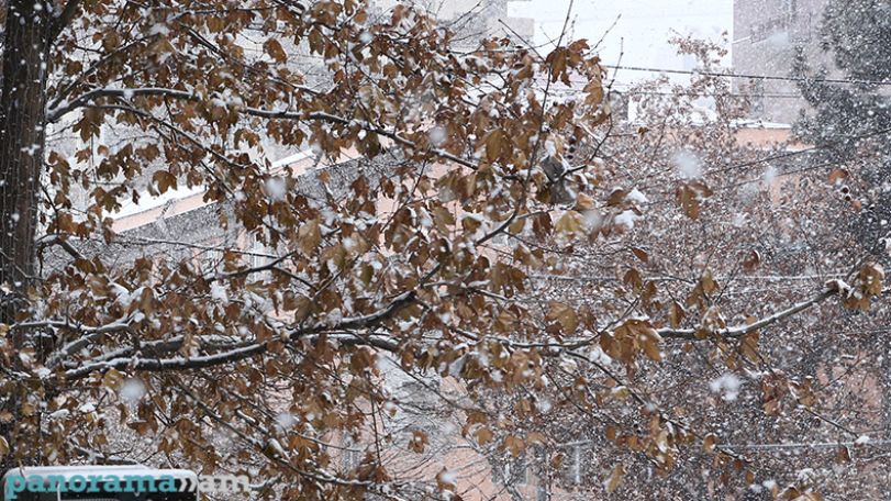 Snow reported in number of regions in Armenia