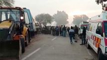 9 killed after bus hits stationary goods truck in India