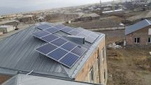 VivaCell-MTS: solar heating system installed in the kindergarten of Tsovak village