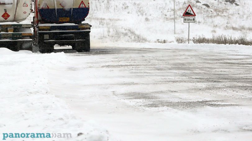 Սոթք-Քարվաճառ ավտոճանապարհին տեղ-տեղ  մերկասառույց է