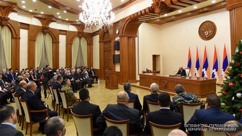 "All victories are both inspiring and binding” – Artsakh president honors athletes and coaches