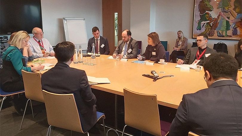Armenian delegation participating at Education World Forum in London