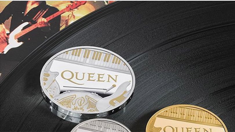 Legendary rockers Queen become first British band on a commemorative coin