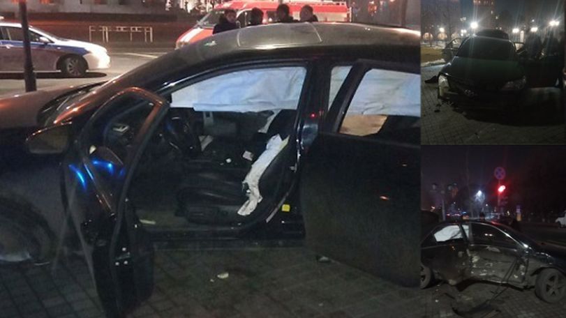 Five injured in Yerevan car crash