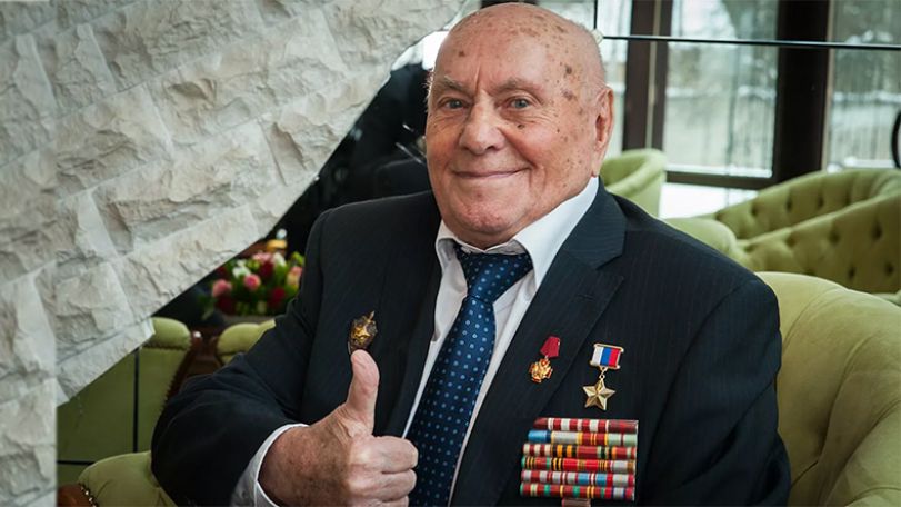 Легендарный разведчик Алексей Ботян отмечает свой 103-й день рождения