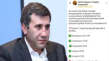 Lawyer Ruben Melikyan reports another violation in constitutional referendum ‘Yes’ campaign