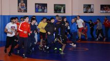 Armenian wrestlers continue training ahead of Tokyo Olympics qualification tournaments