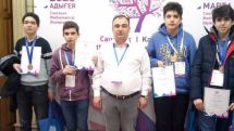 Armenian school students win four medals at 5th Caucasian Mathematical Olympiad