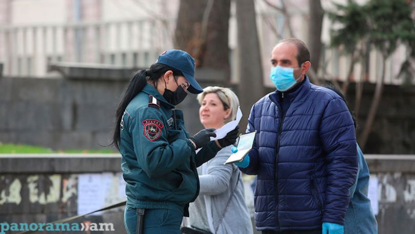 В Армении с момента вступления в силу решения коменданта протоколы составлены в отношении 4842 человек