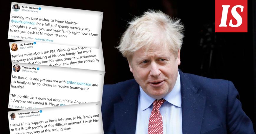 World leaders wish Boris Johnson a 'speedy recovery'