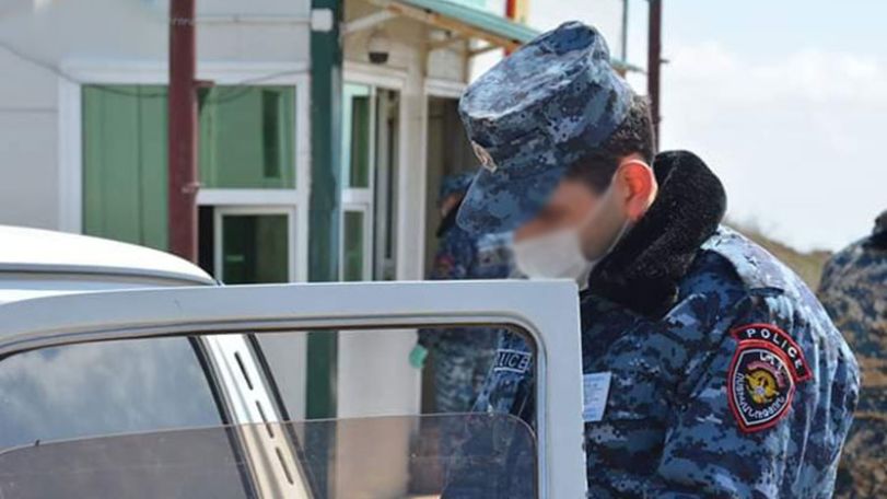 Four police officers self-quarantine in Artsakh after possible contact with coronavirus cases