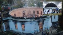 Fire guts UNESCO-listed church in Haiti