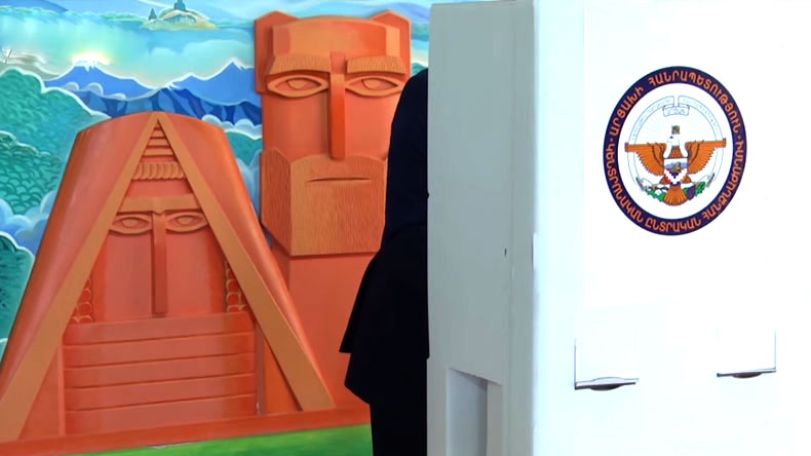 Artsakh presidential election runoff gets underway