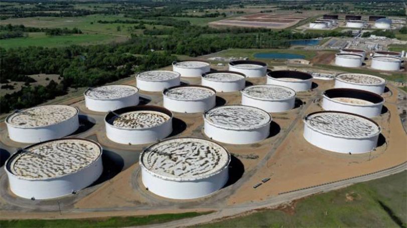Цена нефти Brent опустилась ниже $19