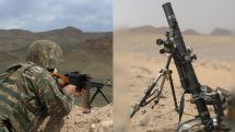 Azerbaijani forces apply 60mm mortars on the Artsakh Line of Contact
