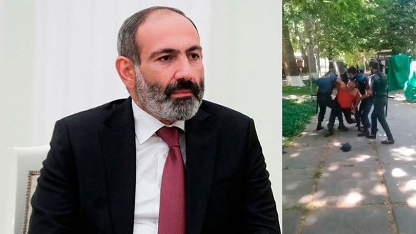 Armenian PM reacts to use of force by police against man for not wearing face mask