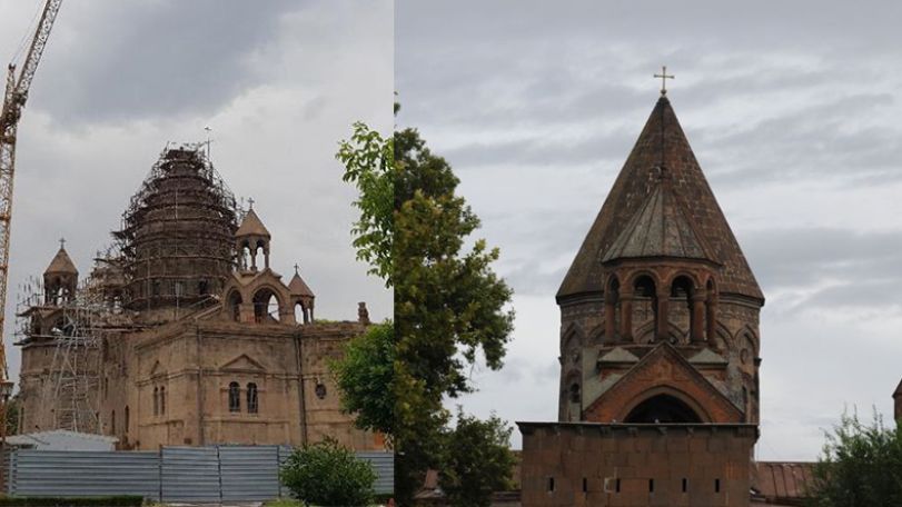Հունիսի 14-ին կվերատեղադրվի Մայր Տաճարի գմբեթի խաչը