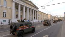 Rehearsal fo Victory Day military parade held in Moscow