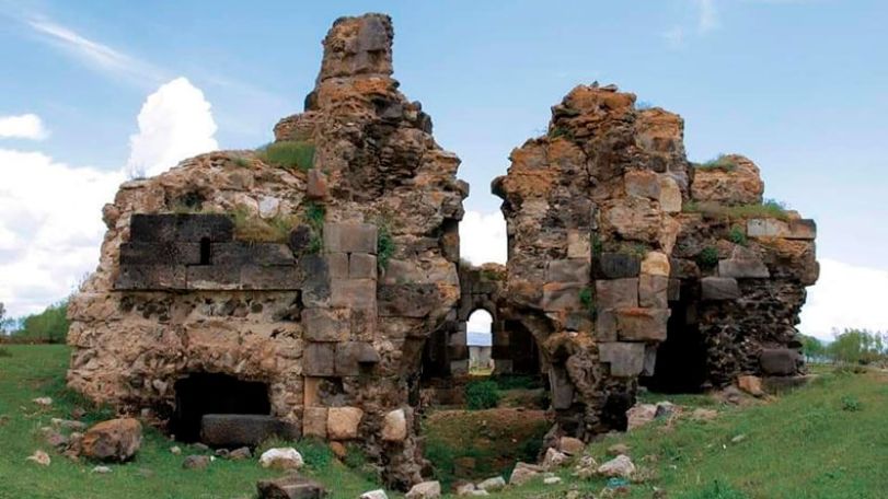 Ancient Armenian church emerges from under Lake Van