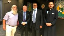 Jerusalem mayor visits exhibition dedicated to Armenian ceramic art