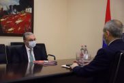 FM Mnatsakanyan arrives in Artsakh