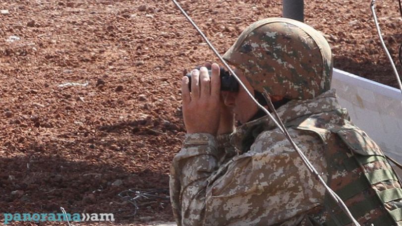 Defense Ministry reports relative calm on Armenian-Azerbaijani border at night
