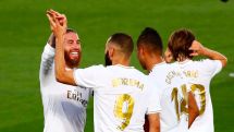 Real Madrid win first La Liga title in three years