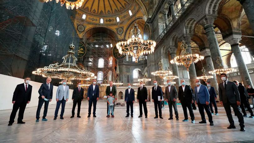 Turkey's Erdogan visits Hagia Sofia after controversial reconversion to mosque